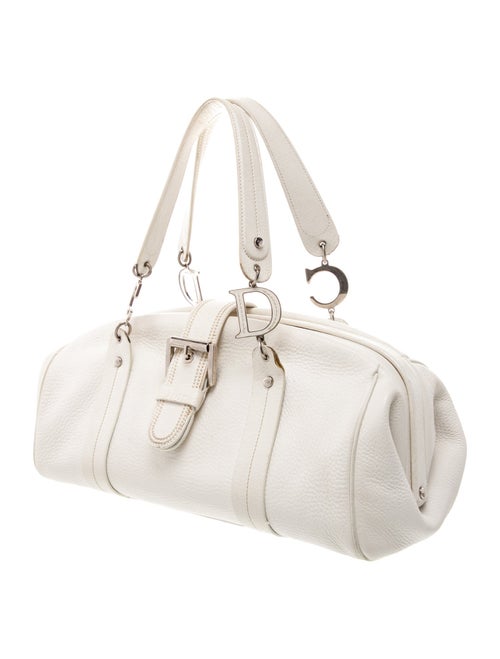 Christian Dior Leather Top Handle Bag