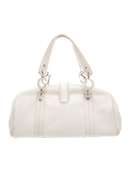 Christian Dior Leather Top Handle Bag
