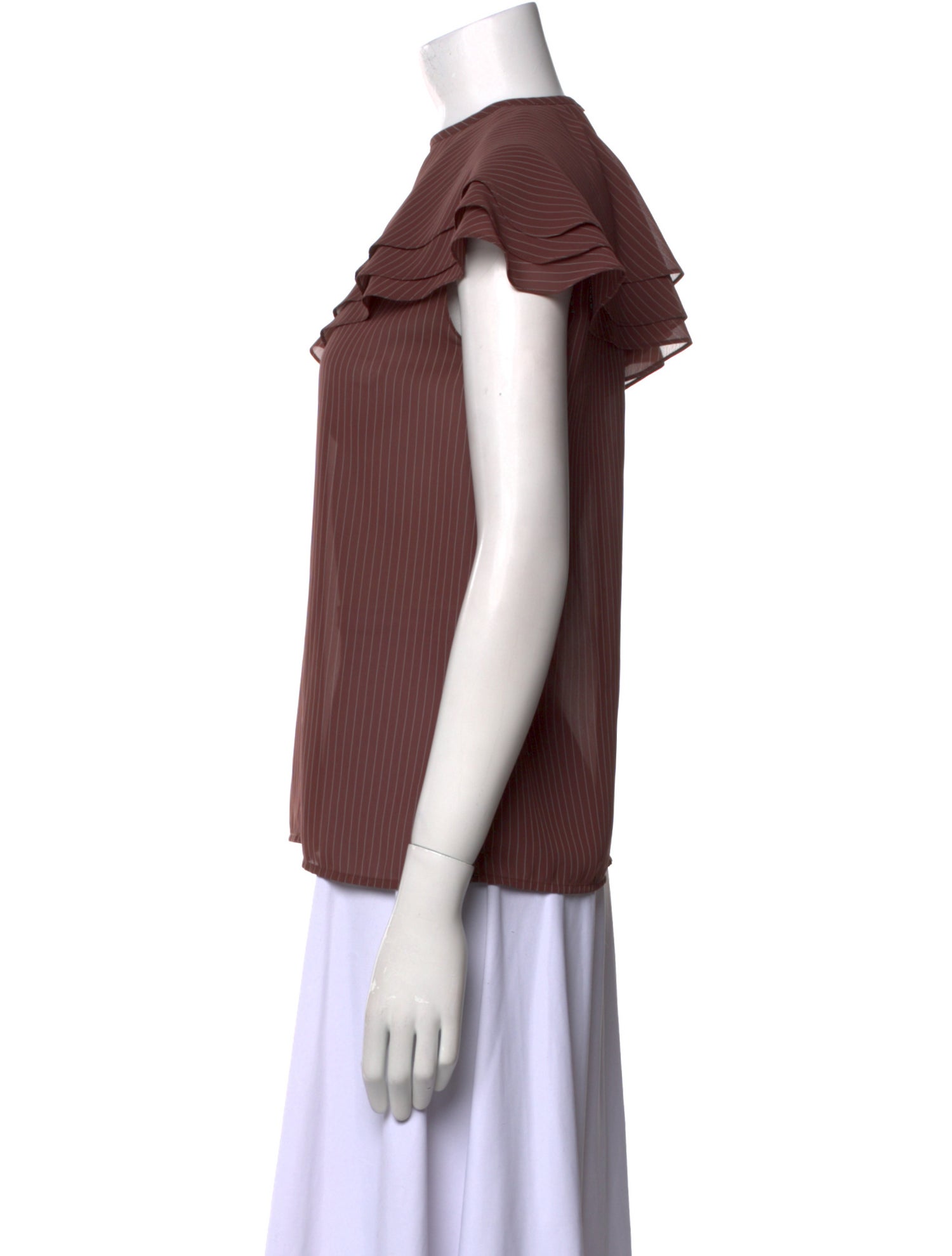 Christian Dior Crew Neck Short Sleeve Blouse