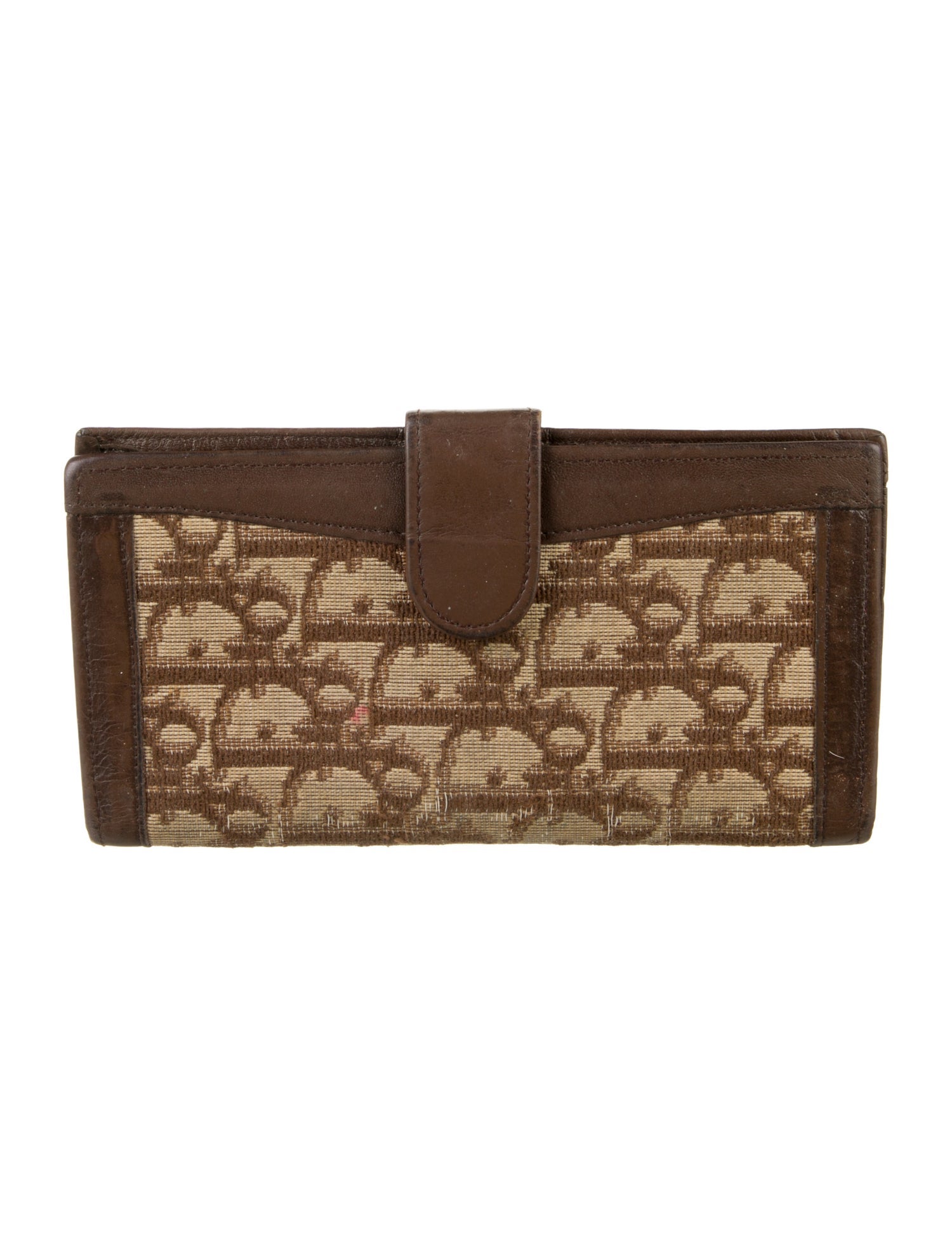 Christian Dior Vintage Diorissimo Pattern French Purse