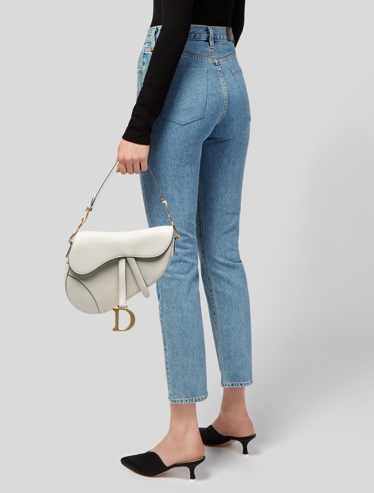 Christian Dior Leather Saddle