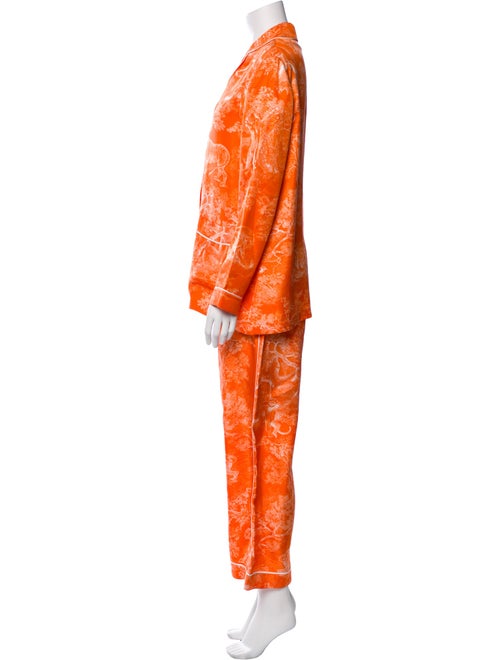 Christian Dior Silk Printed Pajamas