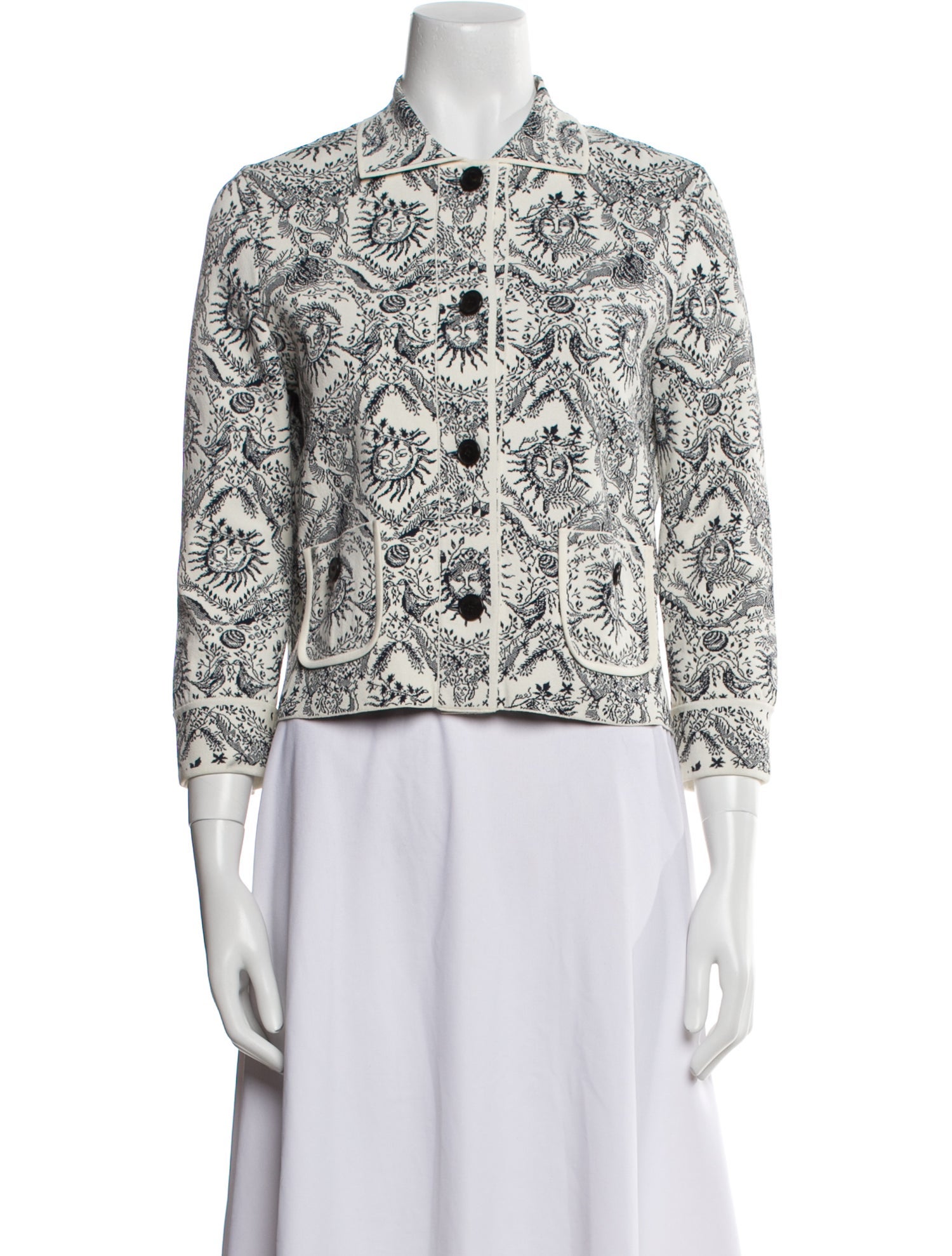 Christian Dior 2024 Printed Evening Jacket