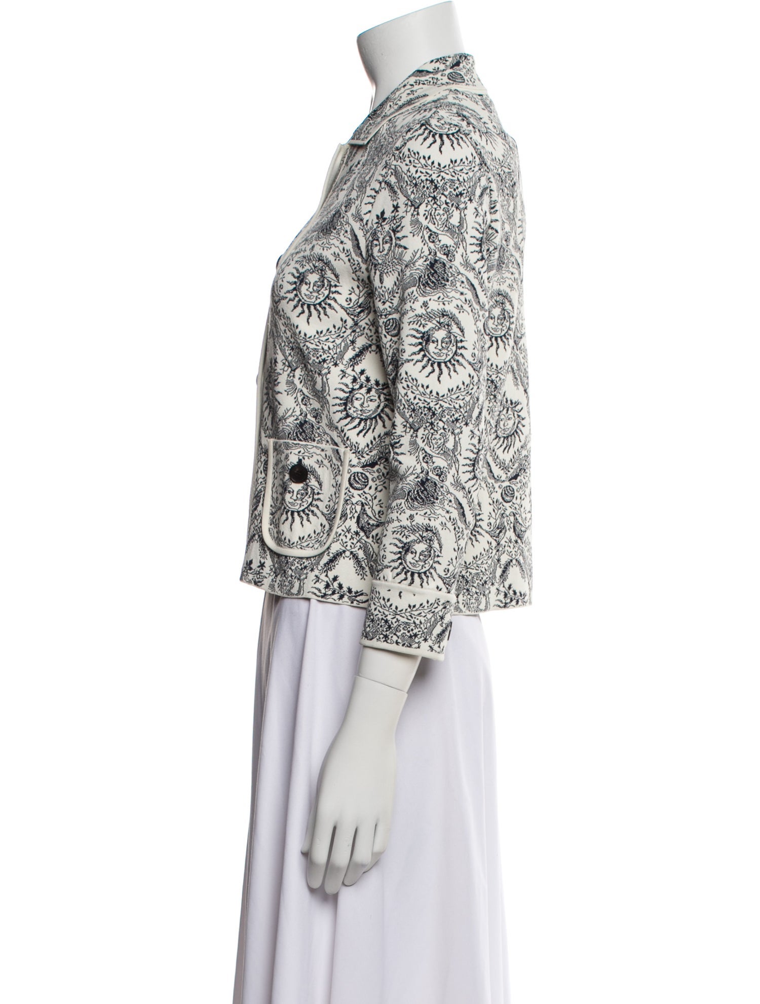 Christian Dior 2024 Printed Evening Jacket