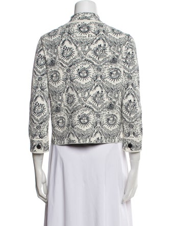 Christian Dior 2024 Printed Evening Jacket