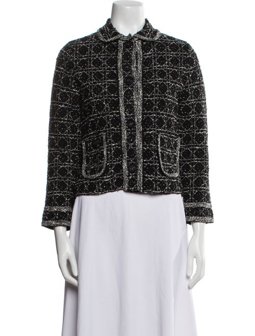 Christian Dior Tweed Pattern Evening Jacket