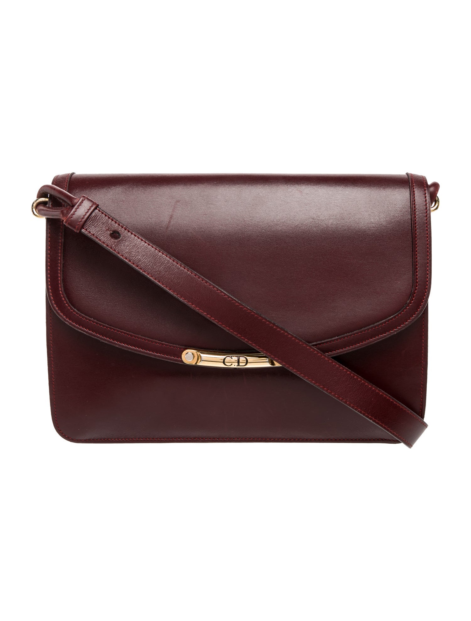 Christian Dior Leather Top Handle Bag