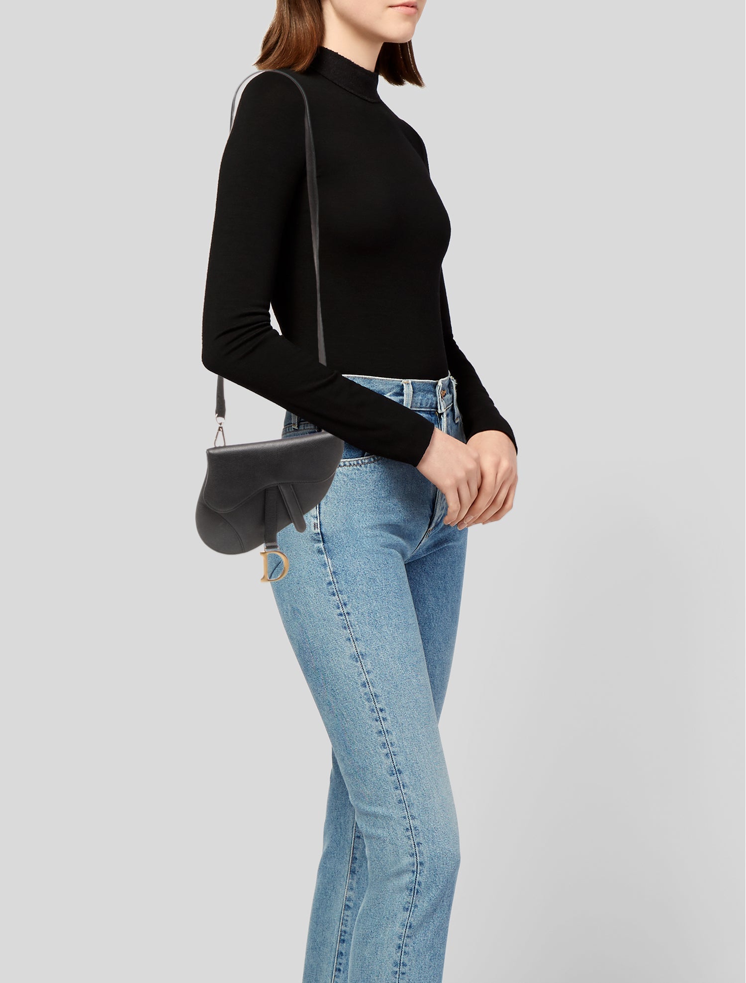 Christian Dior Leather Saddle