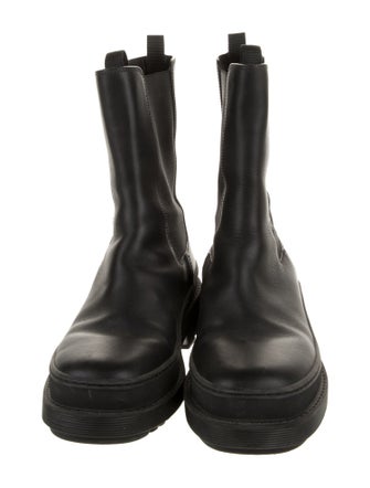 Christian Dior Leather Combat Boots