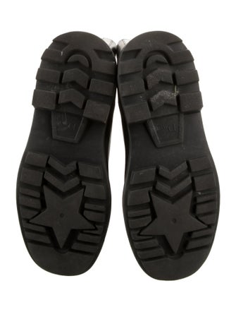 Christian Dior Leather Combat Boots