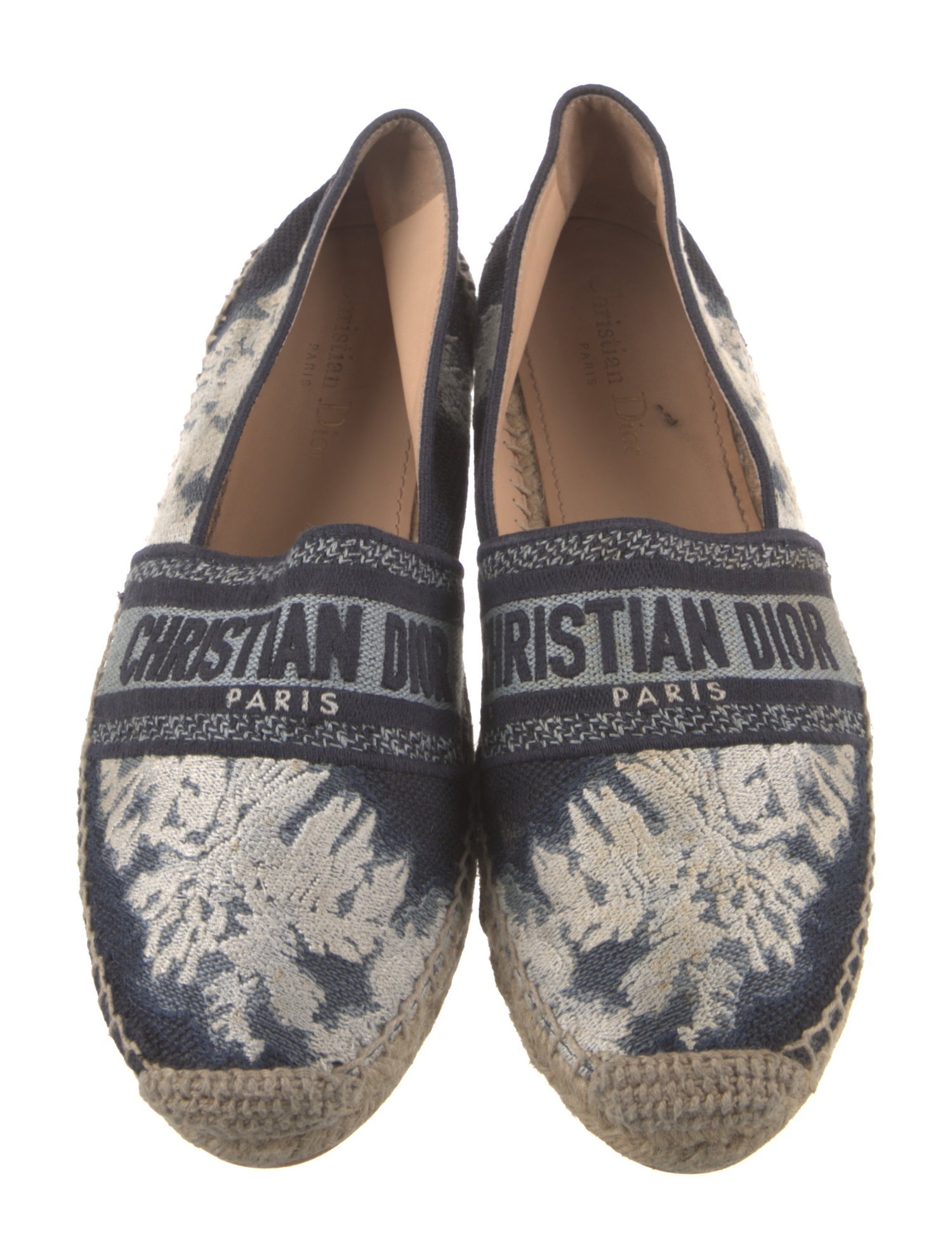 Christian Dior Canvas Printed Espadrilles
