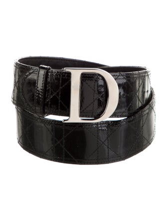 Christian Dior Patent Leather Belt