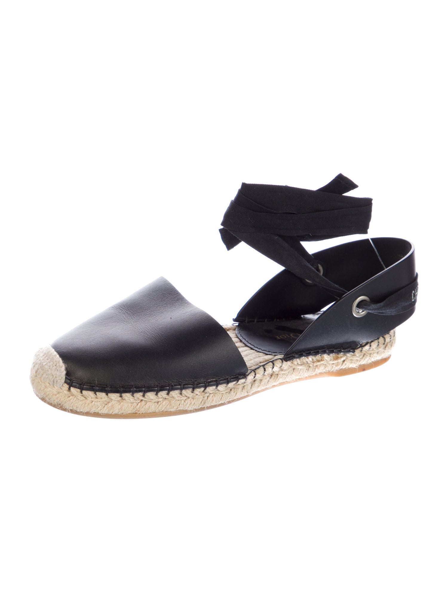 Christian Dior Leather Espadrilles