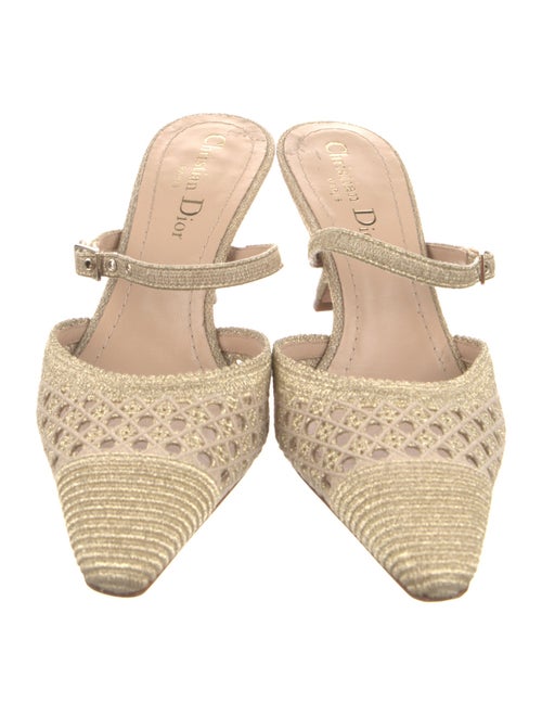 Christian Dior Cannage Pattern Mules