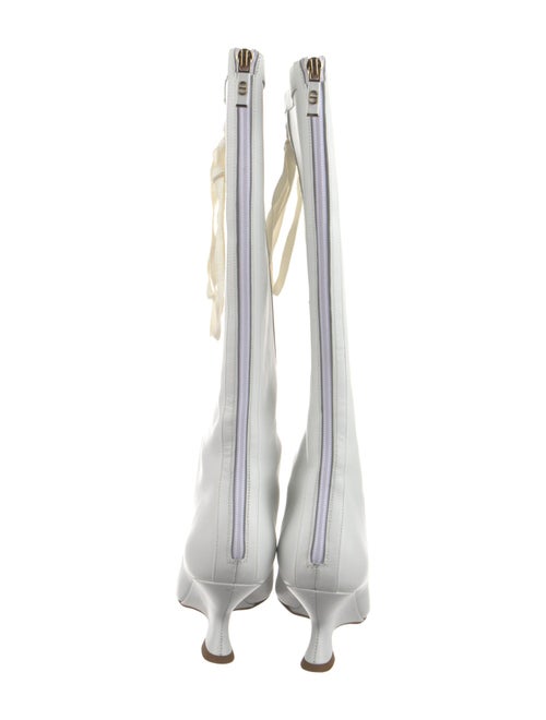 Christian Dior Leather Lace-Up Boots