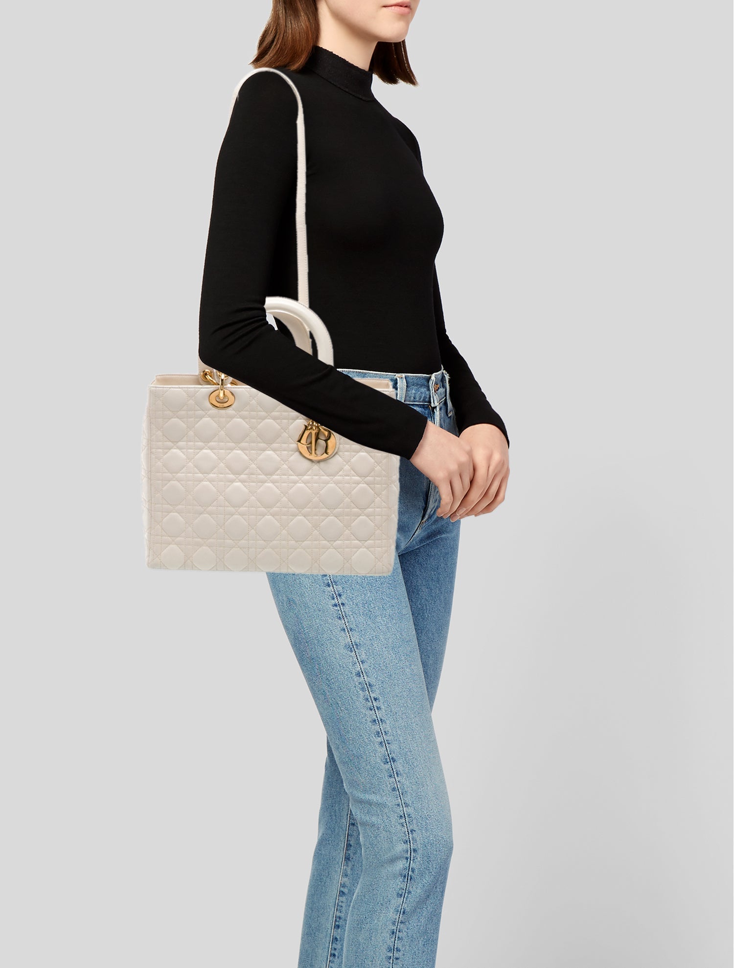 Christian Dior Cannage Lady Dior Large Vintage