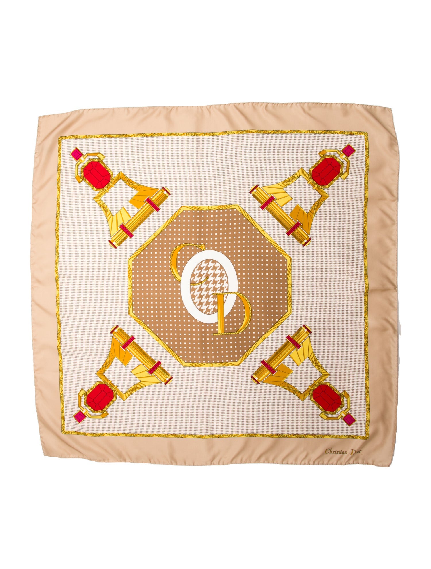 Christian Dior Silk Vintage Scarf