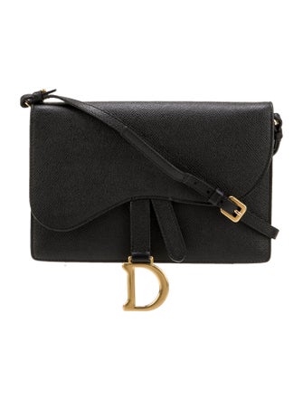 Christian Dior Leather Saddle
