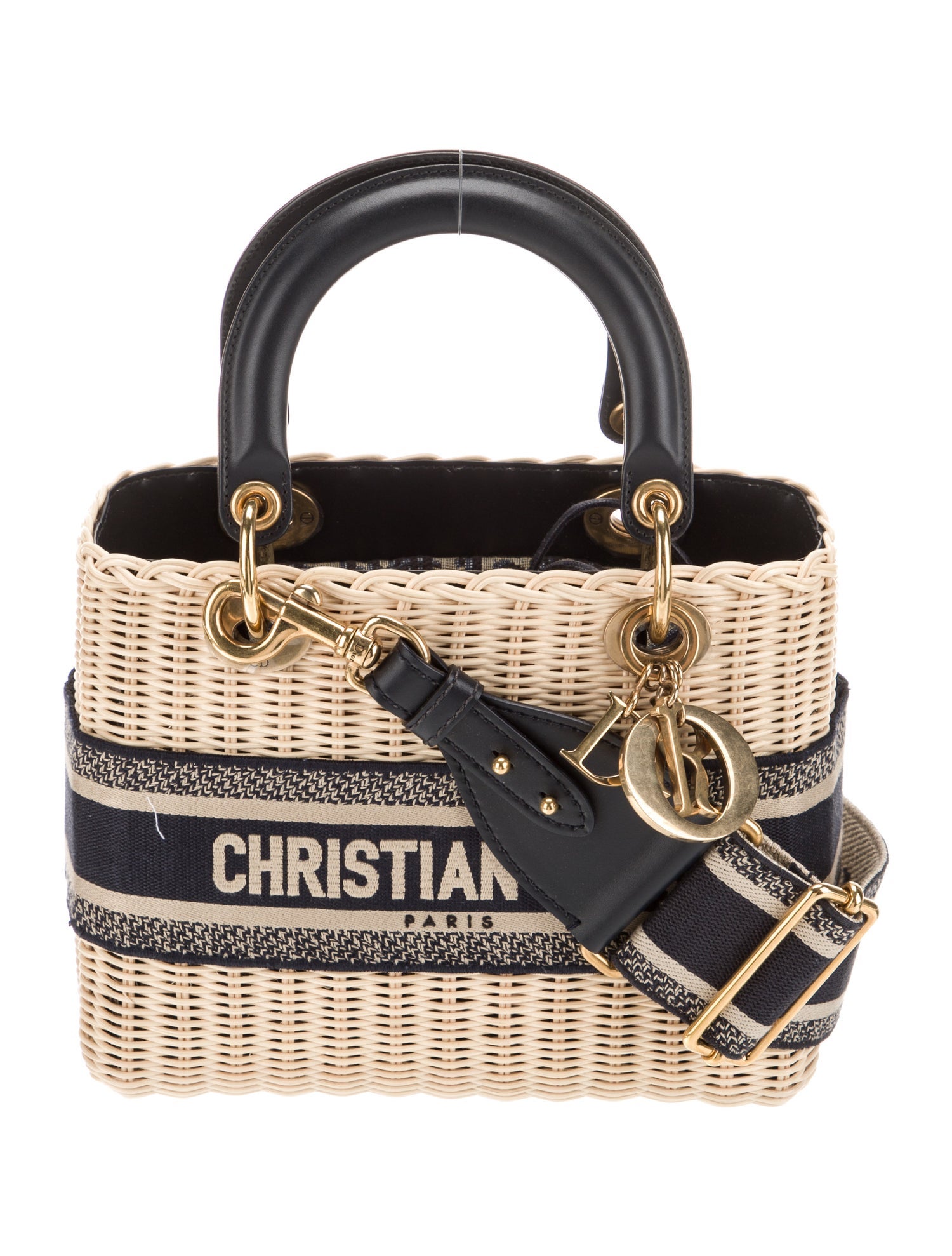 Christian Dior Oblique Jacquard Lady Dior Medium
