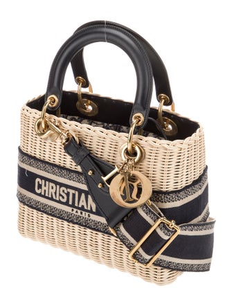 Christian Dior Oblique Jacquard Lady Dior Medium