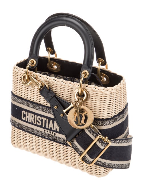 Christian Dior Oblique Jacquard Lady Dior Medium