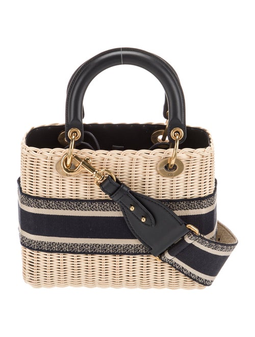 Christian Dior Oblique Jacquard Lady Dior Medium