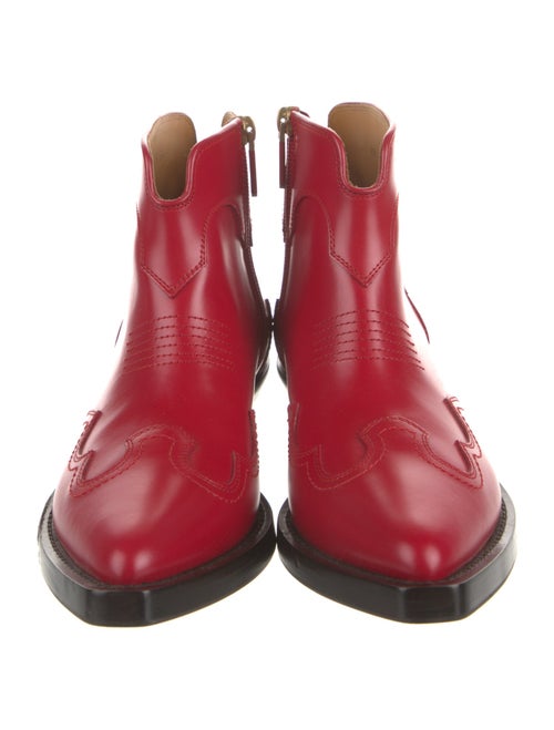 Christian Dior Leather Western Boots