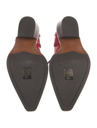 Christian Dior Leather Western Boots