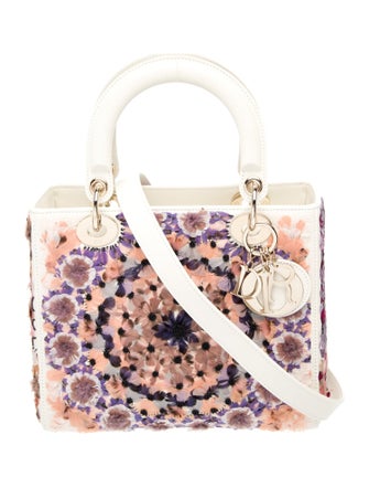 Christian Dior Leather Lady Dior Mini