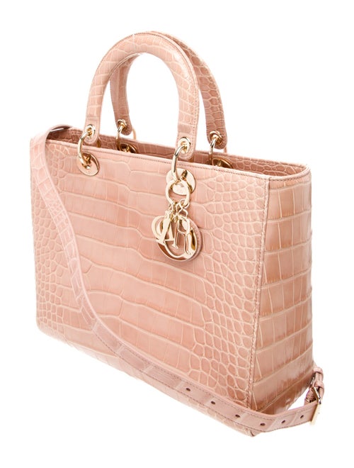 Christian Dior Alligator Lady Dior Large