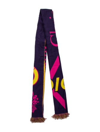 Christian Dior Wool Printed Scarf