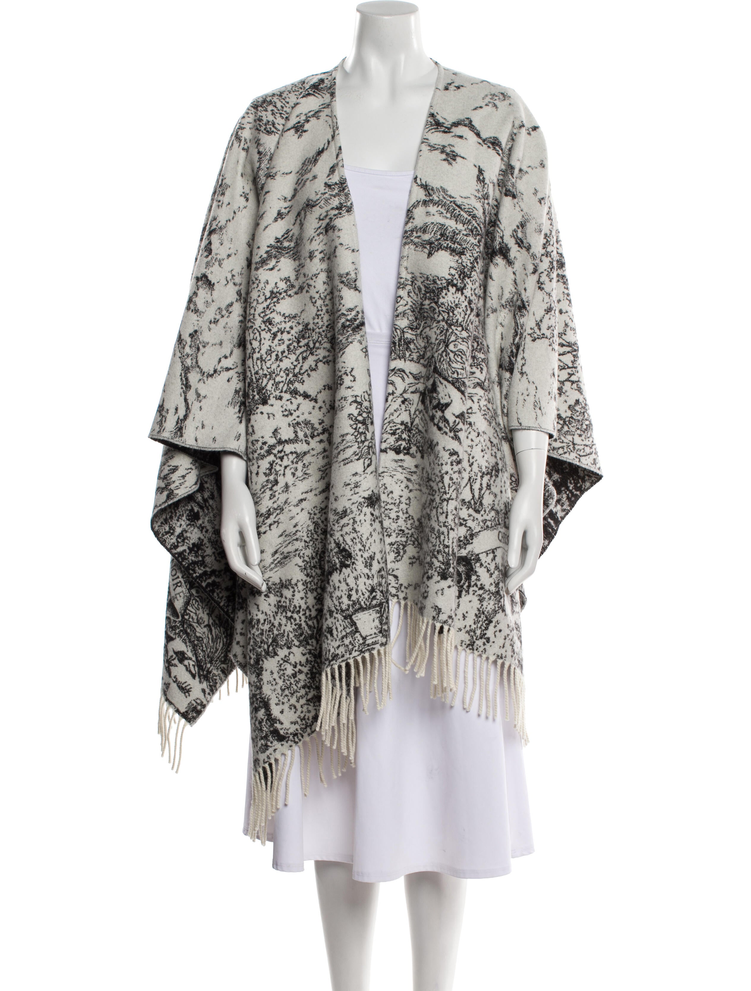 Christian Dior Cashmere Printed Shawl