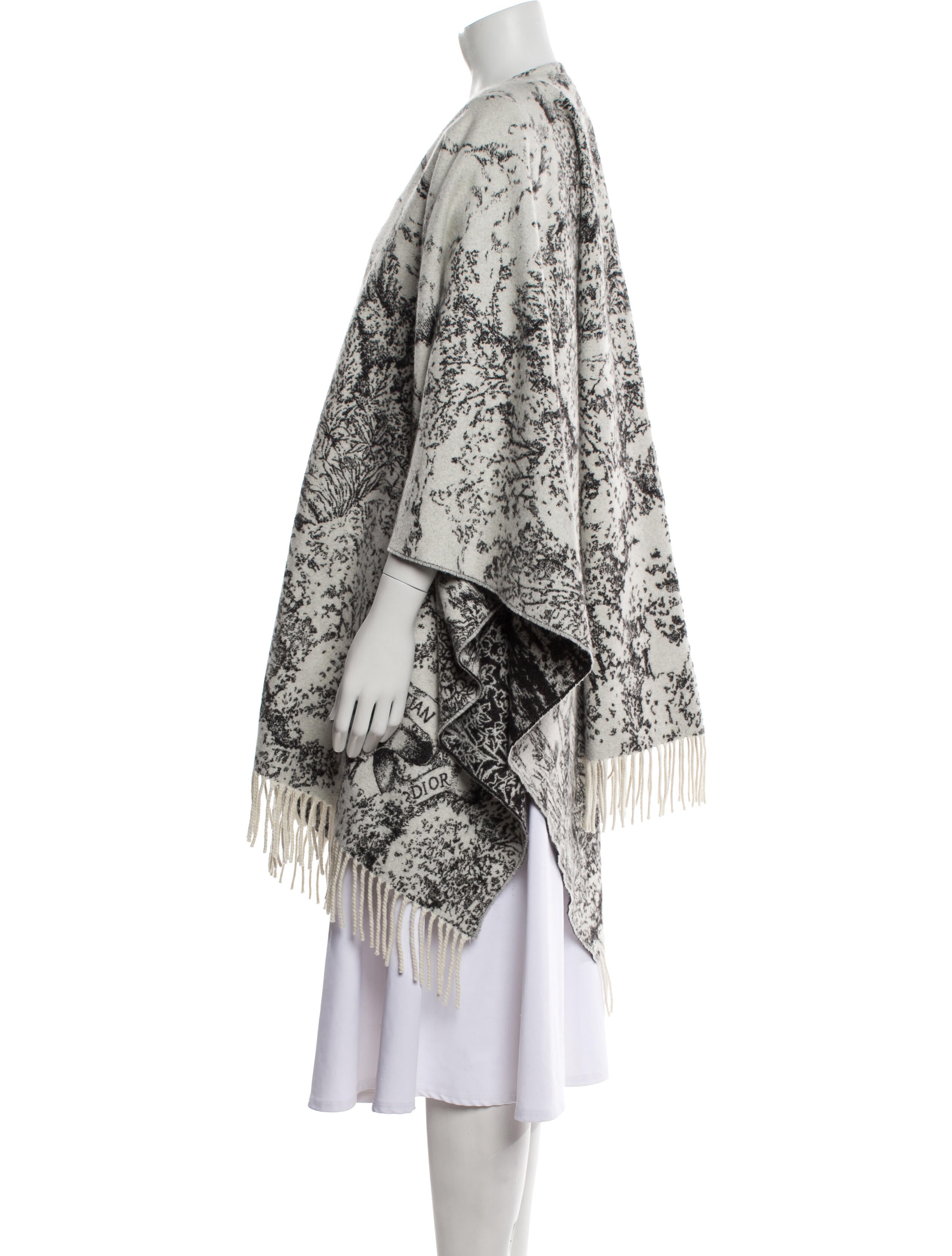 Christian Dior Cashmere Printed Shawl
