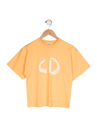 Christian Dior Logo Print T Shirt
