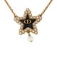Christian Dior Faux Pearl & Resin Petit CD Pendant Necklace