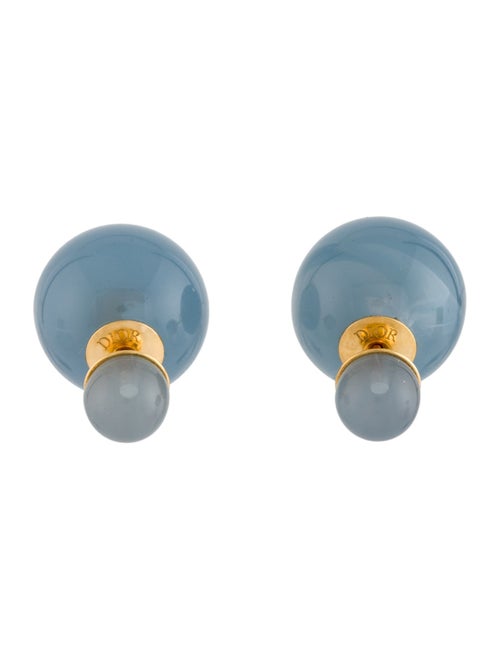 Christian Dior Resin Tribales Stud Earrings