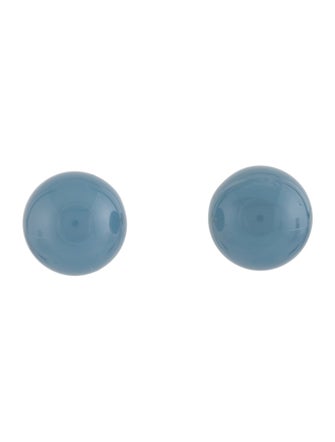 Christian Dior Resin Tribales Stud Earrings