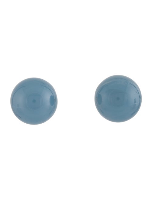 Christian Dior Resin Tribales Stud Earrings