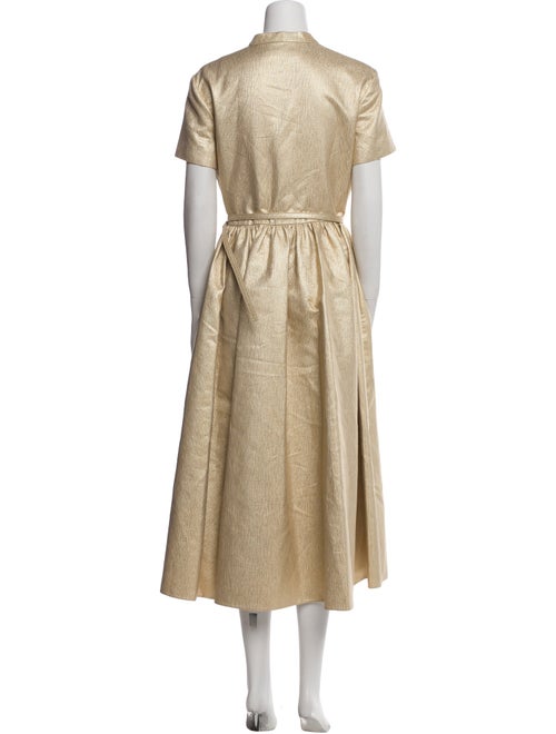 Christian Dior Mock Neck Long Dress