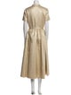 Christian Dior Mock Neck Long Dress