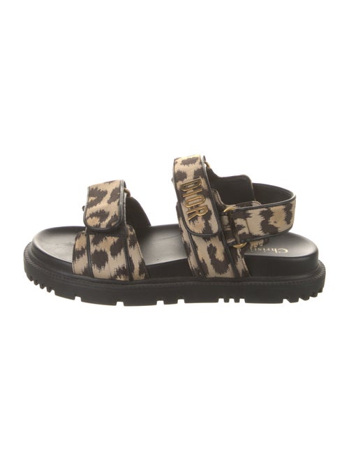 Christian Dior Animal Print Slides