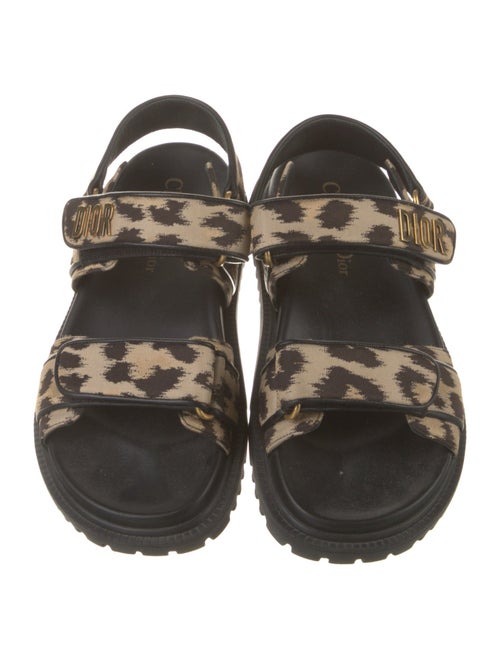 Christian Dior Animal Print Slides