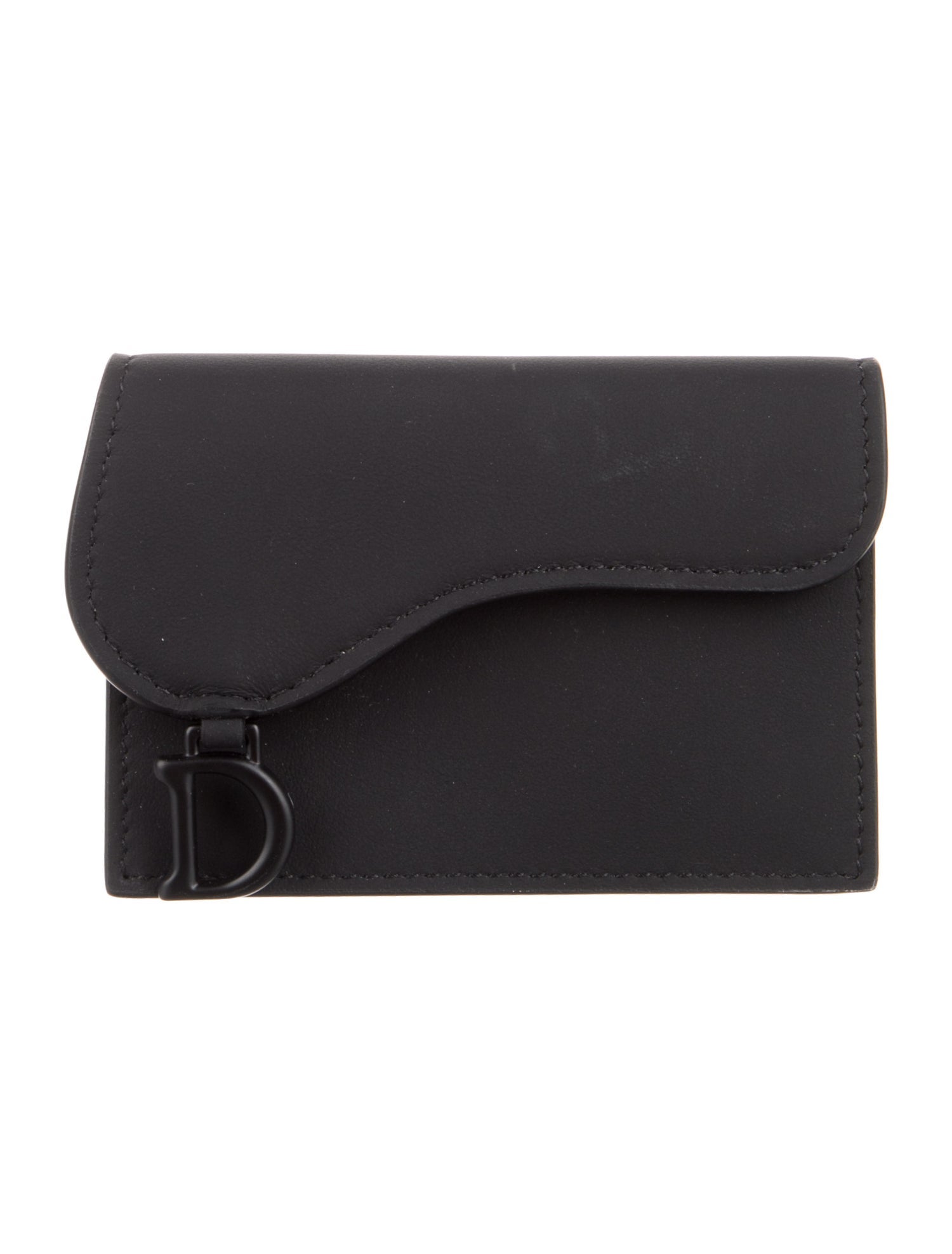 Christian Dior 2020 Ultra Matte Saddle Wallet