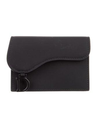 Christian Dior 2020 Ultra Matte Saddle Wallet