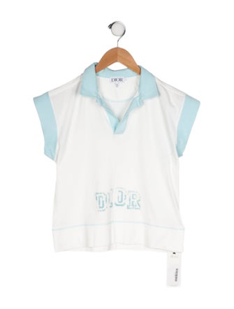 Christian Dior Logo Short Sleeve Polo