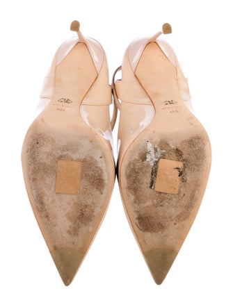 Christian Dior Patent Leather Slingback Pumps