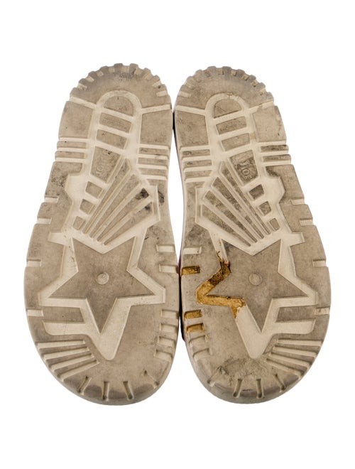 Christian Dior Printed Embroidered Accent Espadrilles