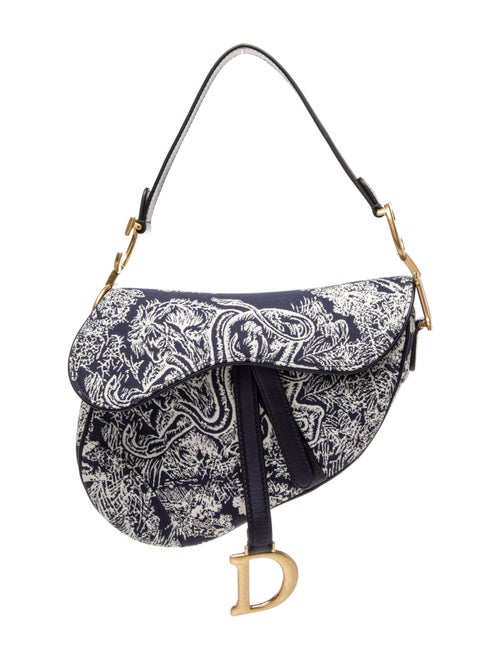 Christian Dior Toile de Jouy Saddle