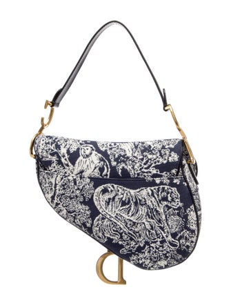 Christian Dior Toile de Jouy Saddle