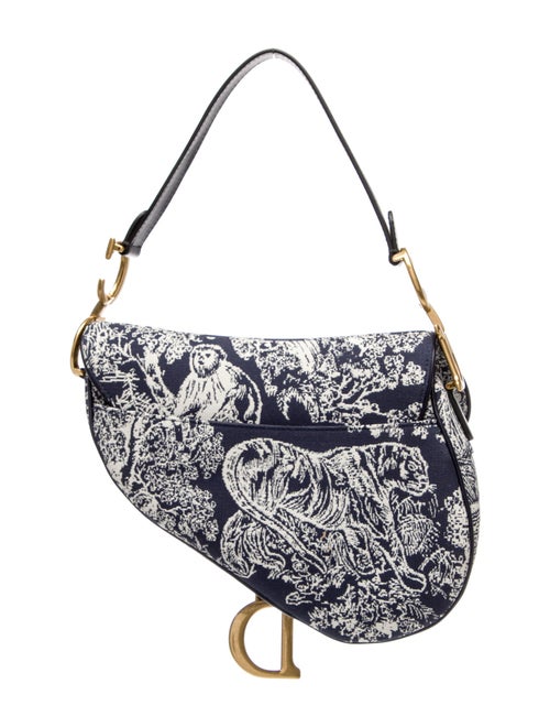 Christian Dior Toile de Jouy Saddle